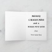 Carte de Noël de Mona Lisa (Intérieur)