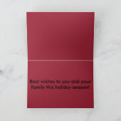 Carte de Noël de moto (Intérieur)