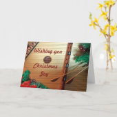 Carte de Noël de musiciens (Fleur jaune)