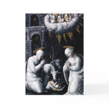 Carte de Noël de nativité