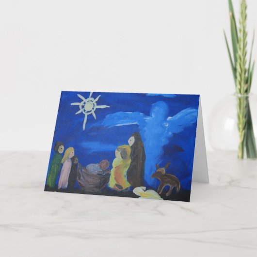 Carte de Noël de nativité (Devant)