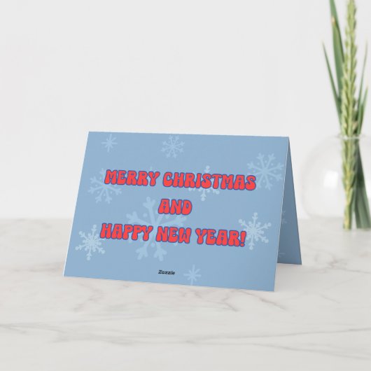 Carte de Noël de neige (Dos)