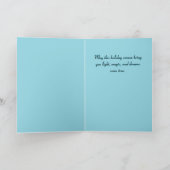 Carte de Noël de neige et de magie (Intérieur)