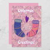 Carte de Noël de Noël à un couple (Devant / Derrière)