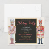 Carte de Noël de Noël Casse-Noisette (Devant / Derrière)