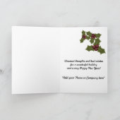 Carte de Noël de Noël Color It (Intérieur)