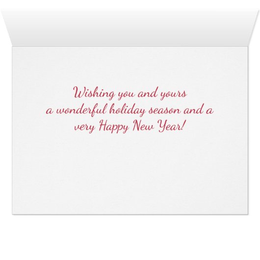 Carte de Noël de Noël de couchage de chats mignons (Intérieur Horizontal (Bas))