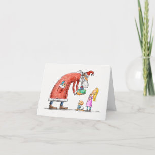 Carte de Noël de Noël de fin d'année