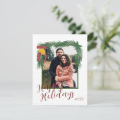 Carte de Noël de Noël de Garland et Bells (Debout devant)