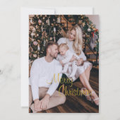 Carte de Noël de Noël de la mignonne moderne (Dos)