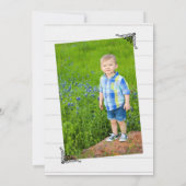 Carte de Noël de Noël de la nativité Shiap (Dos)