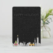 Carte de Noël de Noël de New City (Debout devant)