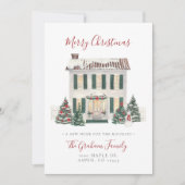 Carte de Noël de nouvelle maison (Devant)