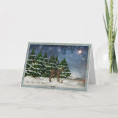 Carte de Noël de nuit silencieuse (Dos)