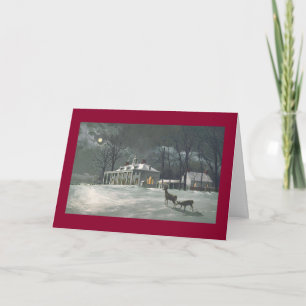 Carte de Noël de Paul McGehee "Mount Vernon"