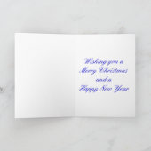 Carte de Noël de Père Noël de Portugais (Intérieur)