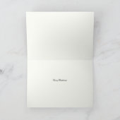 Carte de Noël de père Noël flippant (Intérieur)