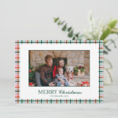 Carte de Noël de photo plasma moderne (Debout devant)