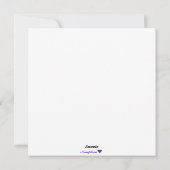 Carte de Noël de plage (Dos)