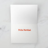 Carte de Noël de Porto Rico Feliz Navidad (Intérieur)