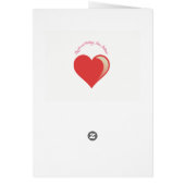 Carte de Noël de poupée papier Unicorne personnali (Dos)