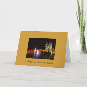 Carte de Noël de Prague