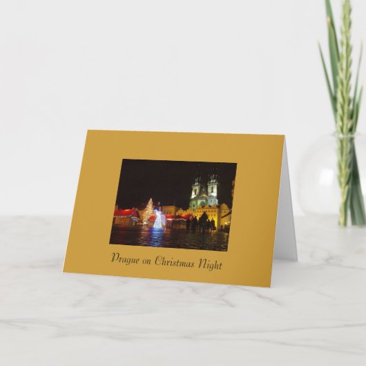Carte de Noël de Prague (Devant)
