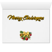 Carte de Noël de Réchauffement climatique de Père  (Intérieur Horizontal (Bas))