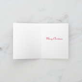 Carte de Noël de rennes mignons (Intérieur)