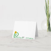 Carte de Noël de Robin - merle et houx rouges (Dos)