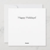 Carte de Noël de Rocket de lune (Dos)