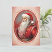 Carte de Noël de Saint Nicolas (Debout devant)