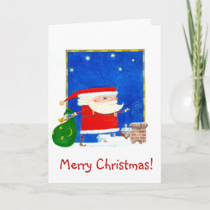 Carte de Noël de Sant Claus