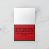 Carte de Noël de Santa à moto (Intérieur)