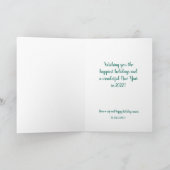 Carte de Noël de Santa - Message de vacances perso (Intérieur)