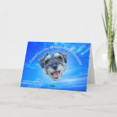 Carte de Noël de Santa Schnauzer (Dos)