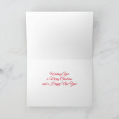 Carte de Noël de Santa Schnauzer (Intérieur)