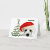 Carte de Noël de Schnauzer (Devant)