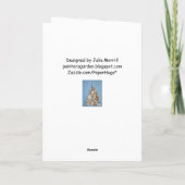 Carte de Noël de Shell de mer (Dos)