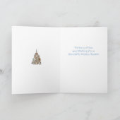 Carte de Noël de Shell de mer (Intérieur)