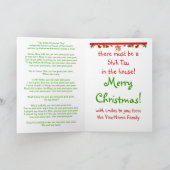 Carte de Noël de Shih Tzu (Intérieur)