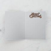 Carte de Noël de sirène de Noël mignonne (Intérieur)