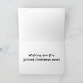 Carte de Noël de Snowboy (Intérieur)