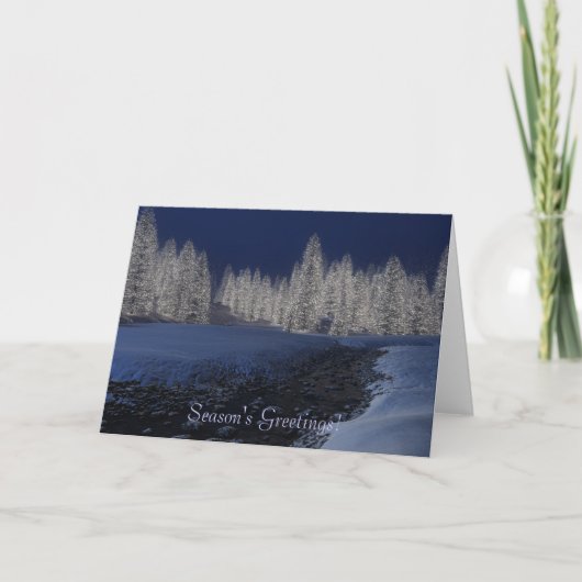 Carte de Noël de Snowy Creek (Devant)