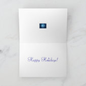 Carte de Noël de soirée d'hiver (Intérieur)
