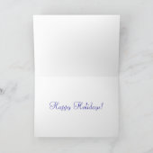 Carte de Noël de soirée d'hiver (Intérieur)