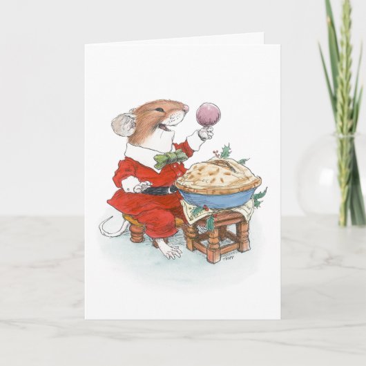 Carte de Noël de souris Jack Horner (Devant)