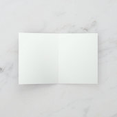 Carte de Noël de style rétro avec arbres (Intérieur)