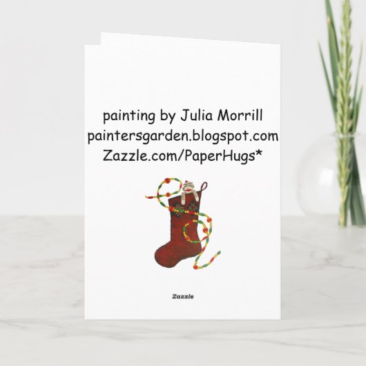 Carte de Noël de temps difficile (Dos)