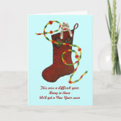 Carte de Noël de temps difficile (Devant)